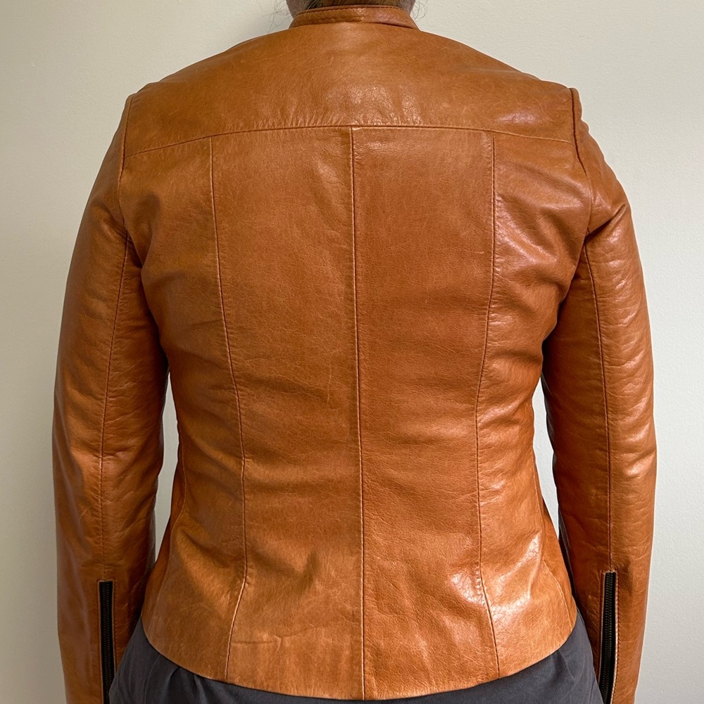 Real leather jacket - Picture 3 of 6